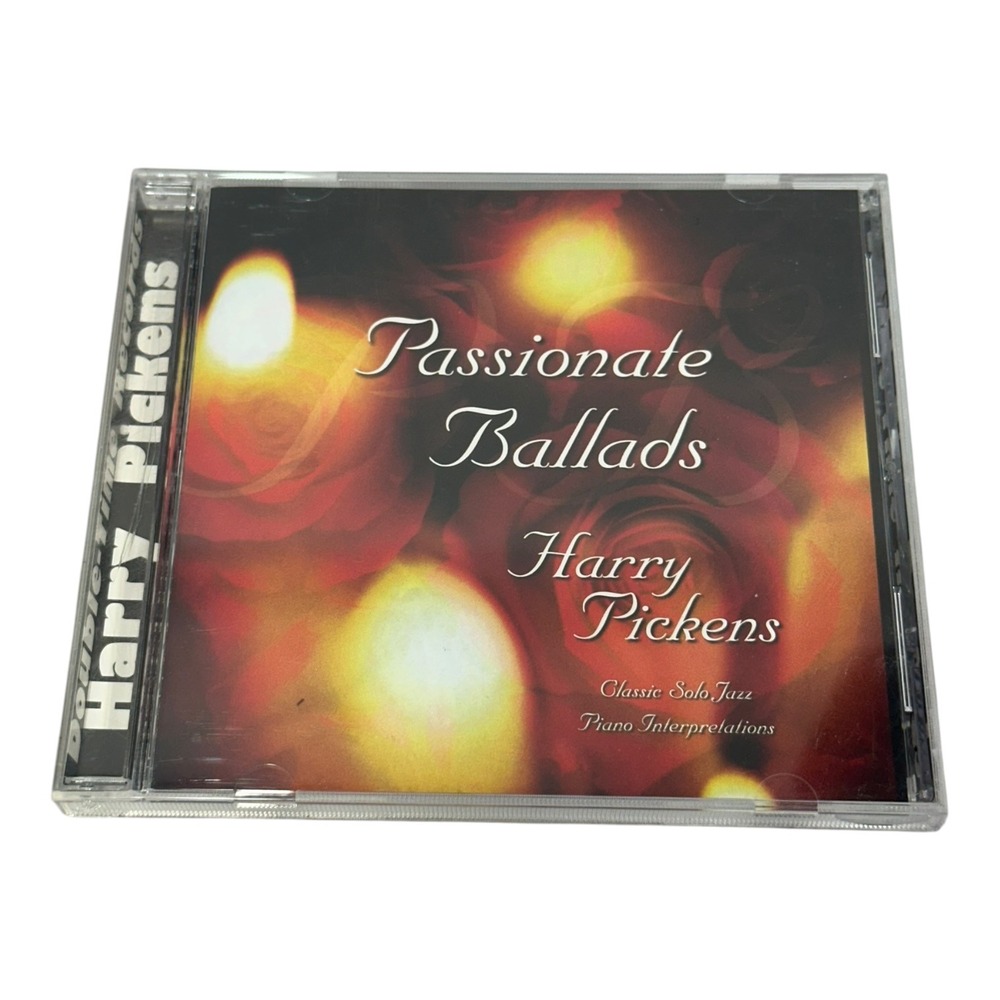 Harry Pickens Passionate Ballads CD Classic Solo Jazz Piano DTRCD-146 1999